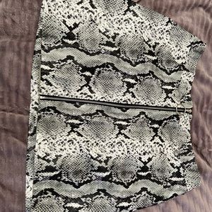 COPY - Akira faux snake skin mini skirt